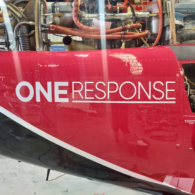 One Response Logo Decal