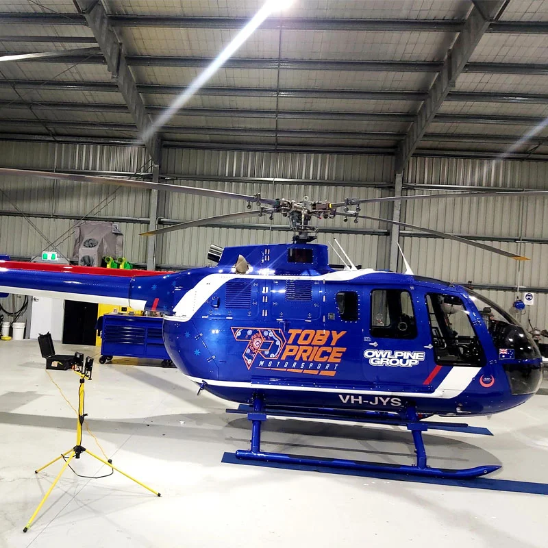 Toby Price Helicopter